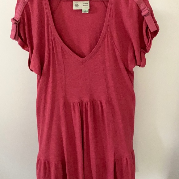 Anthropologie Saturday Sunday Kathie Flounced Mini Dress M - Picture 2 of 6